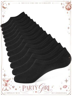 No Show Socks 6 Pairs Cotton Low Cut Liner Socks Silicone Grip